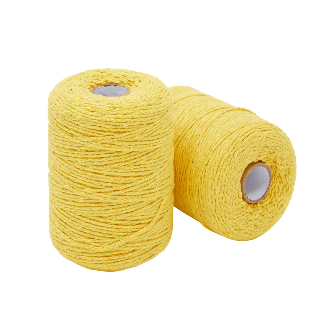 2mm Yellow Twine String for Crafts and Gift Wrapping (1300 ft, 2 Pack)